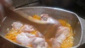 Готовим плов из куриных бедрышек