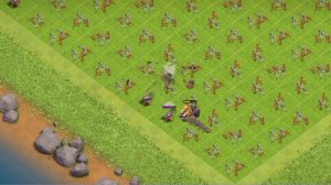 Bot cannon base formation vs super troops attack experiment video