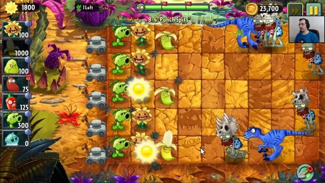 Почему поджопник прилетает зомби, а страдаю я? | Plants vs Zombies 2 eclise #14 смотреть онлайн