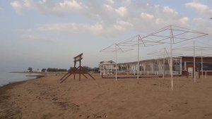 Чудесный пляж в Заозерном наз.Барабулька