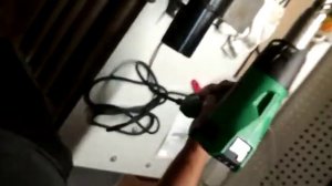 Сварка феном Solano прутком