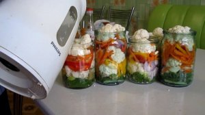 Как приготовить салат из цветной капусты.Консервация цветной капусты.Маринованная цветная капуста