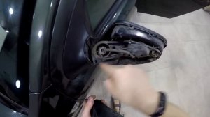 Как снять наружный пластик зеркала заднего вида Opel Astra 2004-2014 год