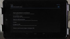 Как открыть скрытое меню для разработчиков на примере планшета Nexus