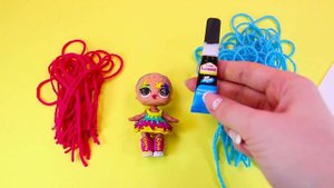 КРУТОЙ ЛАЙФХАК ДЛЯ КУКЛЫ #ЛОЛ Клякса SPLATTERS! LOL SURPRISE #HAIRGOALS! ООАК своими руками