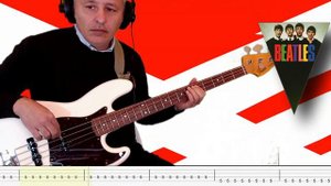 The Beatles - Come Together (Bass Cover) +TABS