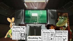 Заяц в деле: Победить А.З.О. 1 сезон 3 серия/Газеты и разгром на поляне