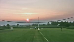 Самолет на человеческой тяге