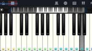 🌠🌠На берегу Чу💠Ахан Отыншиев🌠🌠mobile piano tutorial 👍👍👍