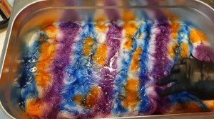 Секционное окрашивание 100% шерсти в домашних условиях