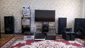 В гостях у друга! Yamaha a-s1000, Infinity sm 152, Technics sl-p770