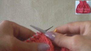 Пальто с капюшоном для девочки спицами. Часть 1 (юбочка, кокетка).