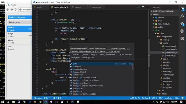 ? Game Setup Component • React JS Programming • React JavaScript • React JS for Beginners • (Pt. 56