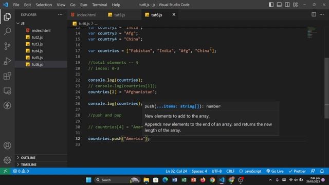 Arrays in JavaScript | JavaScript Complete Course For Beginners # 06 | Easy Tutorial