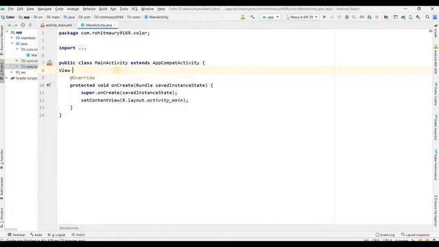 Color Picker | Making a color picker App in Android Studio | Android Tutorial смотреть онлайн
