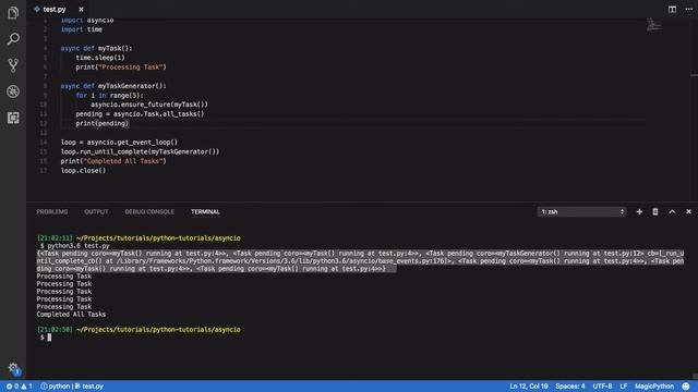 Asyncio Tasks in Python Tutorial смотреть онлайн