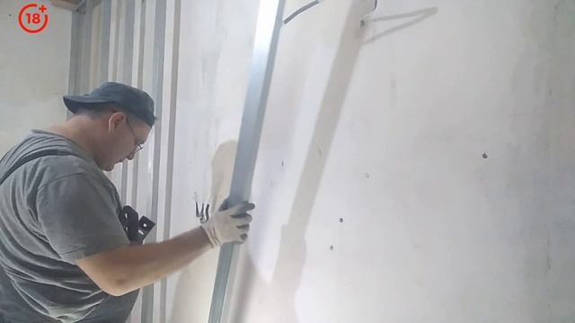 Монтаж каркаса под гипсокартон.Дебют. смотреть онлайн