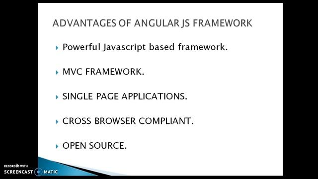 Angular Js Tutorial 2: Advantages and drawbacks of angular j