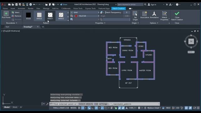 autocad architecture 2022 floor plan design modeling tutorial смотреть онлайн