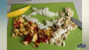 Фруктовый салат с дыней Рецепт, пошаговый, как приготовить, видеорецепт