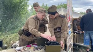 Военно-историческая реконструкция форсирования р. Свирь