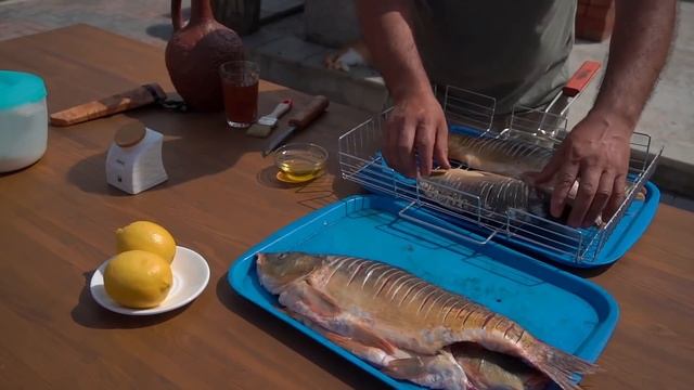 GRILLED MEAT with VEGGIES on a FRYING PAN. смотреть онлайн