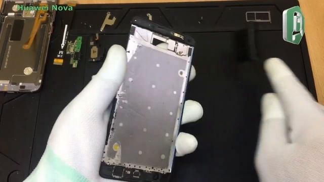 Как заменить дисплей (экран) на Huawei NOVA. Как разобрать Хуавей НОВА. смотреть онлайн
