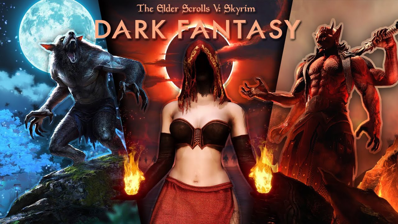 Transforming Skyrim Into Next Gen Dark Fantasy Game! (Graphics Overhaul 2021)