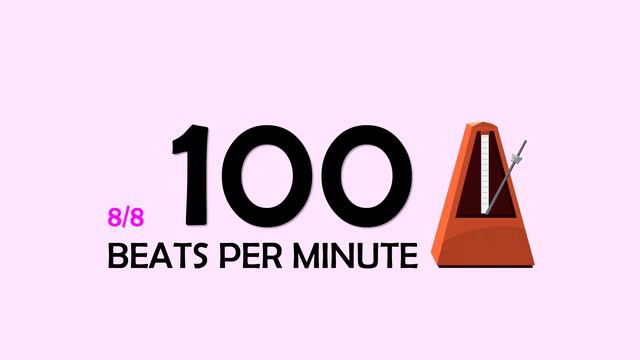 100 BPM 8/8 Metronome смотреть онлайн