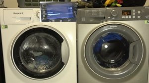 Wash Race - Hotpoint Active care RAPID 60 vs Hotpoint SMART / Rapid 60 vs Fast wash 60 minute wash.