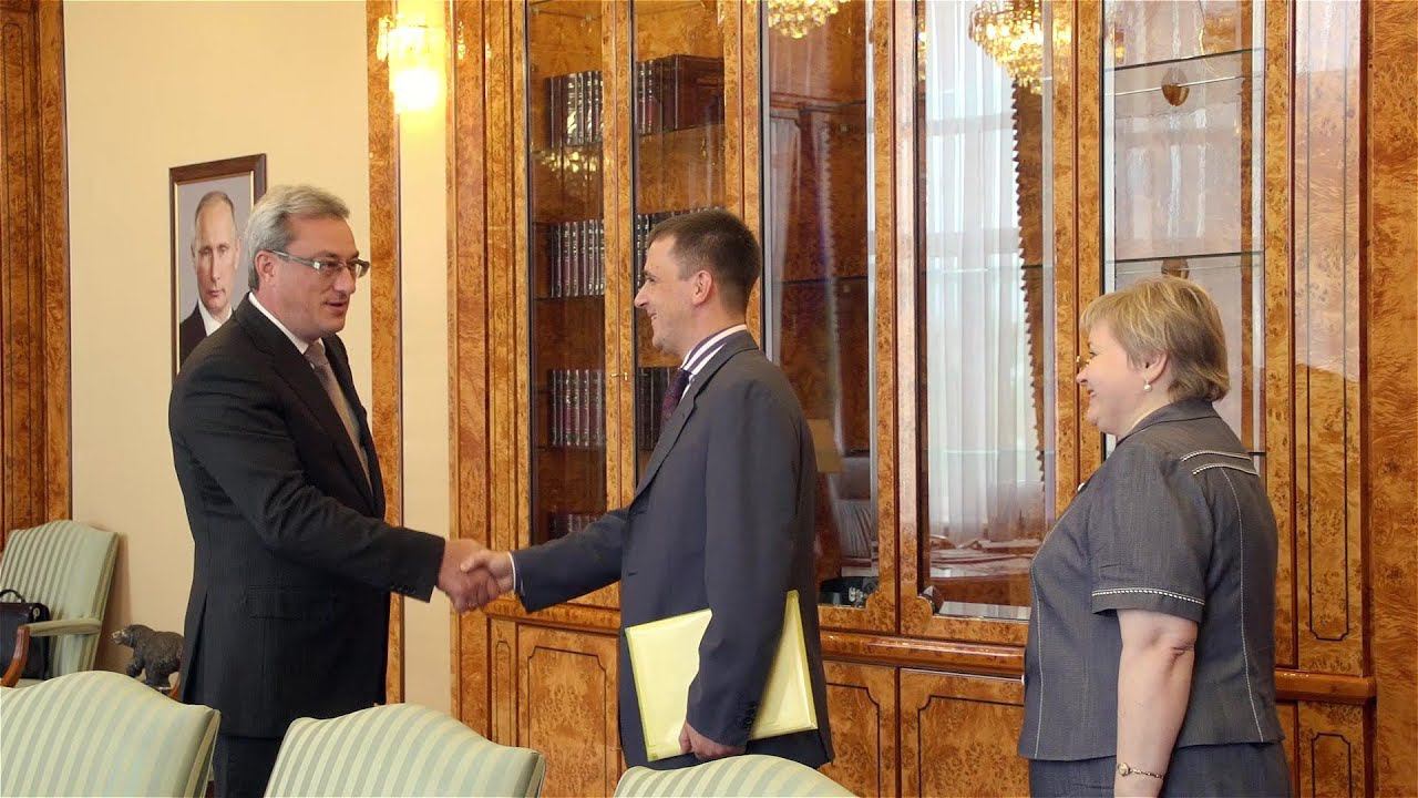 Рабочая встреча со старшим вице-президентом банка ВТБ Д.Бортниковым