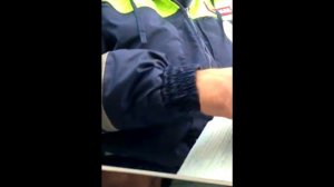 Сотрудник ДПС ГИБДД решил проехать по ушам