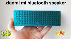 Обзор колонки Xiaomi Mi Biuetooth Speaker