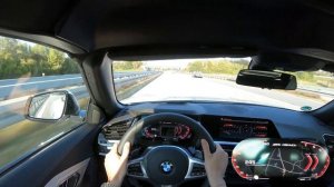 BMW Z4 M40i G29 340HP TOP SPEED POV DRIVE ON GERMAN AUTOBAHN