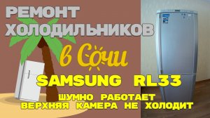 Ремонт холодильника Samsung RL33EAMS, морозилка работает, холодильная камера нет.