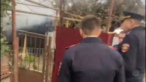 Пожар на улице Санаторной в Сочи (9.03.2023)