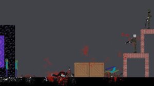 Minecraft Mobs Attack People in People Playground (Part 2)