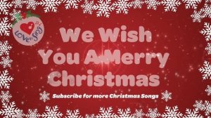 We Wish You a Merry Christmas 1 Hour Christmas Song with Lyrics ? 2022