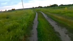 Покатушка на скутере по деревне.