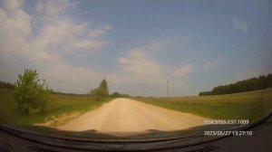 Driving in Central Russia: Алексин - Таруса 27/05/2023 (timelapse 4x)