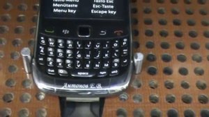 Гравировка на сотовом телефоне на ударном принтере с ЧПУ