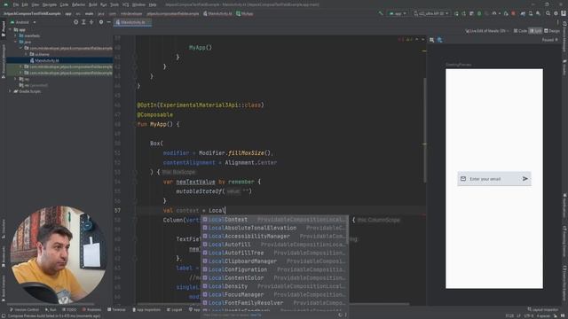 12 - TextField & Toast message - Jetpack Compose - Android Studio смотреть онлайн