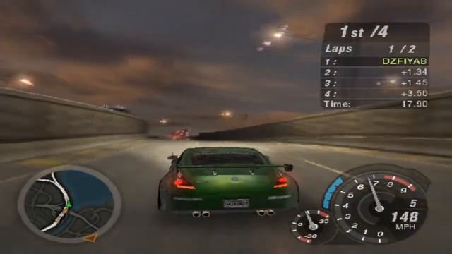 NFS: Underground 2 Ultra Low Graphics смотреть онлайн