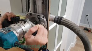 Врезка ответки магнитного замка