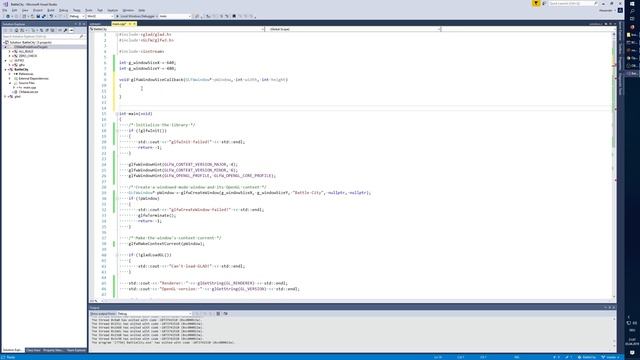 OpenGL #1 - инициализация смотреть онлайн