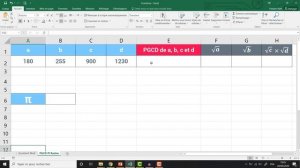 Excel #11 : Les fonctions mathématiques : Quotient, Mod, PGCD, PI et Racine.