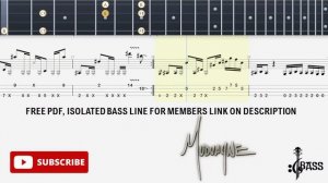 Mudvayne - Dig (🔴Bass Tabs | Notation) @ChamisBass #mudvaynebasstabs #chamisbass #mudvayne
