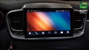 Установка магнитолы IQ NAVI в Kia Sorento Prime с круговым обзором