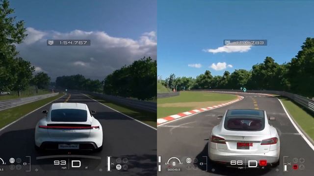 Gran Turismo Sport: Porsche Taycan Turbo S vs. Tesla Model S Performance | ELON MUSK SCREWED UP смотреть онлайн