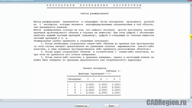 Принятие решений на основе методов экспертных оценок